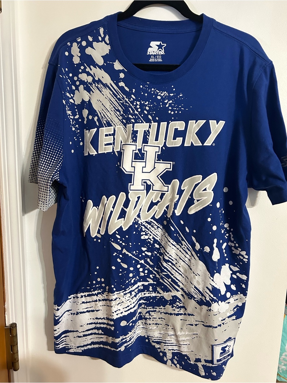 STARTER Royal Blue Kentucky Wildcats Graphic Tee